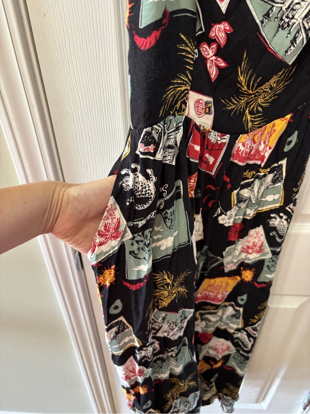Reformation Brixton Postcard Midi Dress Women’s Size 4 - Picture 12 of 13